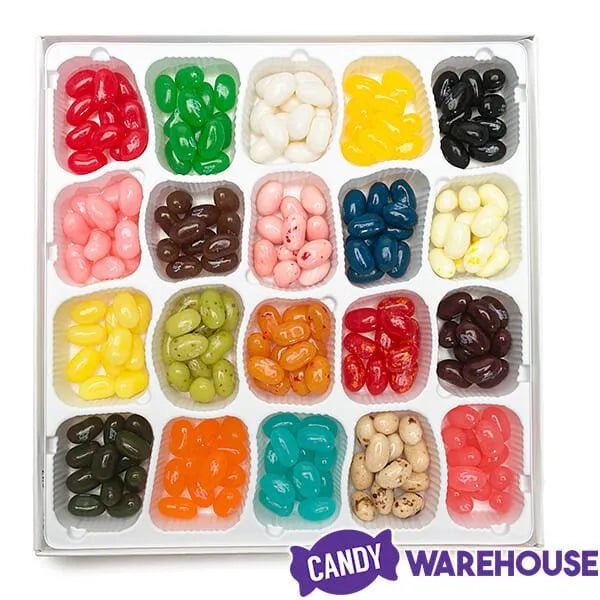 Jelly Belly Christmas 20 Flavors Jelly Beans Sampler: 8.5-Ounce Gift Box