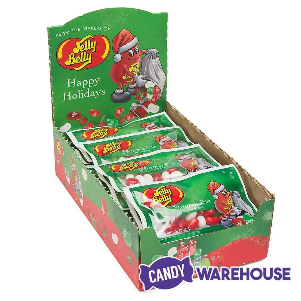 Jelly Belly Christmas Mix Jelly Beans 1-Ounce Packs: 30-Piece Display