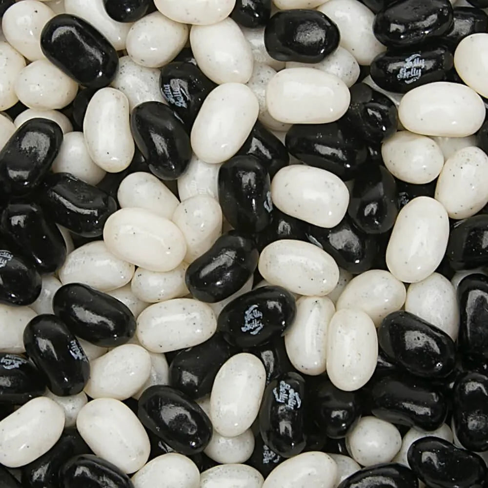 Jelly Belly Color Combo - Black and White Blend: 4LB Box