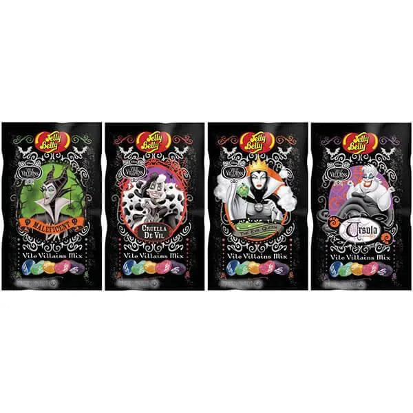 Jelly Belly Disney Vile Villains Jelly Beans 1-Ounce Packs: 24-Piece Box