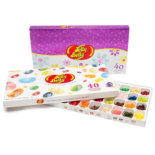 Jelly Belly Easter 40 Flavors Jelly Beans Sampler: 17-Ounce Gift Box