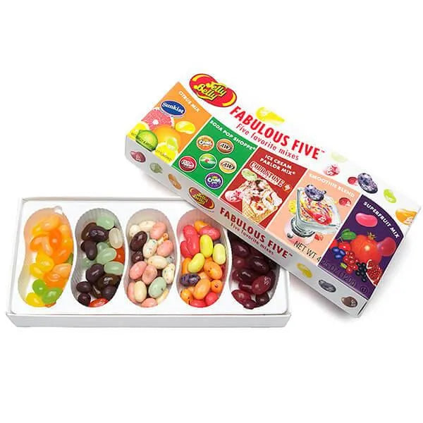 Jelly Belly Fabulous Five Jelly Beans Sampler: 4.25-Ounce Gift Box