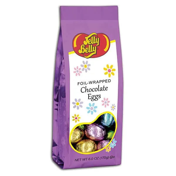 Jelly Belly Foil Wrapped Chocolate Easter Eggs: 6-Ounce Bag