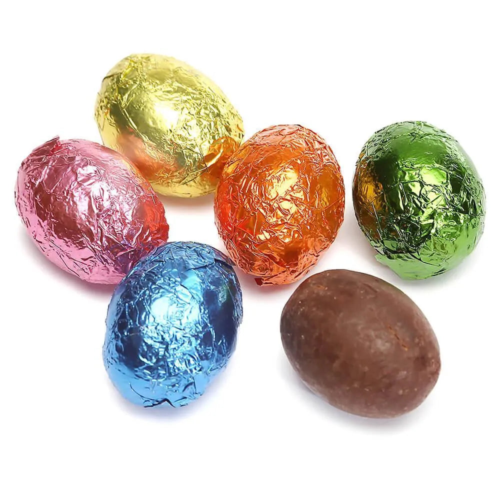 Jelly Belly Foiled Milk Chocolate Easter Eggs Candy: 10LB Case