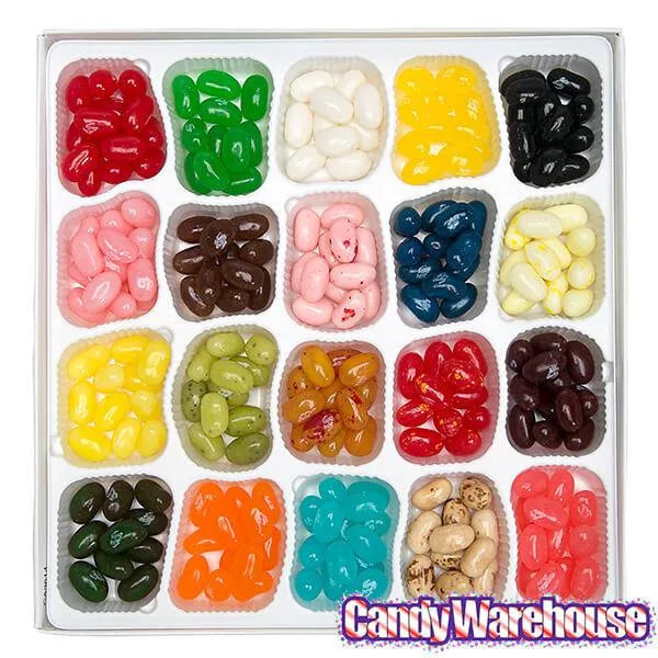 Jelly Belly Hanukkah 20 Flavors Jelly Beans Sampler: 8.5-Ounce Gift Box