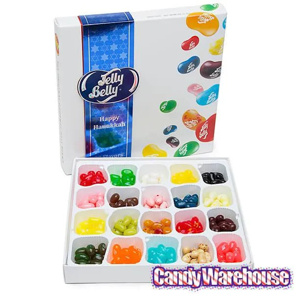 Jelly Belly Hanukkah 20 Flavors Jelly Beans Sampler: 8.5-Ounce Gift Box