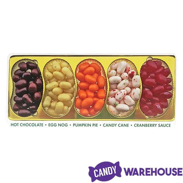 Jelly Belly Holiday 5 Flavors Jelly Beans Sampler: 4.25-Ounce Gift Box