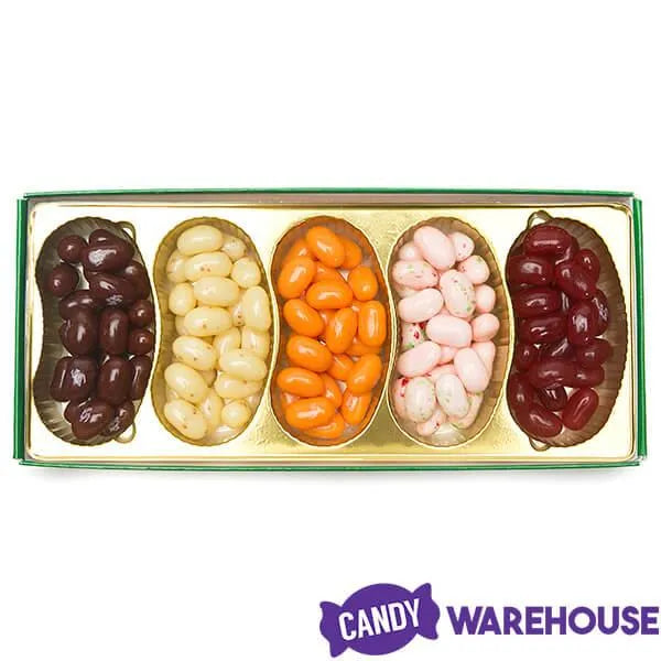 Jelly Belly Holiday 5 Flavors Jelly Beans Sampler: 4.25-Ounce Gift Box