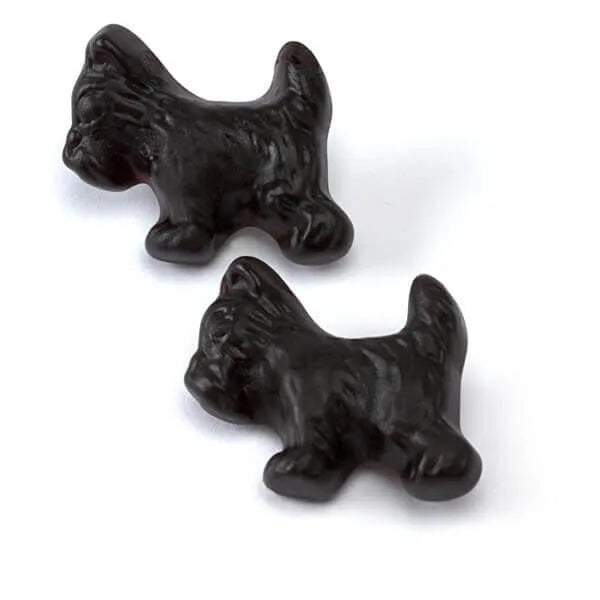 Jelly Belly Black Licorice Scottie Dogs Peg Bags: 12-Piece Case