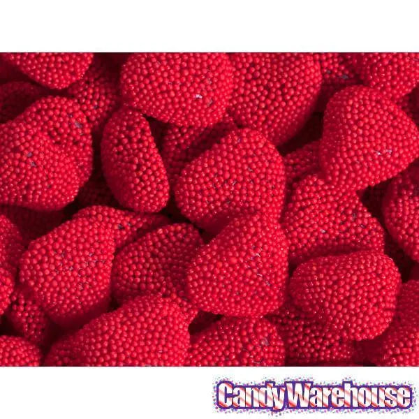 Jelly Belly Red Raspberry Hearts Candy: 5.5-Ounce Bag