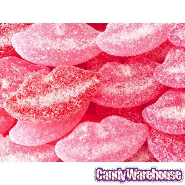 Jelly Belly Sour Smooch Juju Lips Candy: 10LB Case