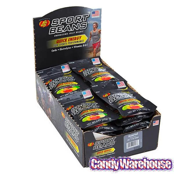 Jelly Belly Sport Beans 1-Ounce Candy Packs - Assorted: 24-Piece Box