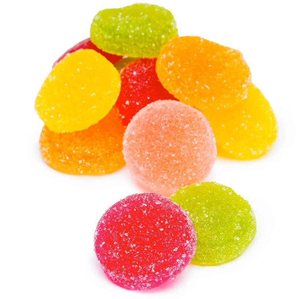 Jelly Belly Sunkist Fruit Gems Candy - Unwrapped: 10LB Case