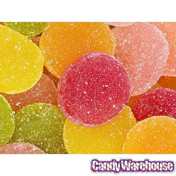 Jelly Belly Sunkist Fruit Gems Candy - Unwrapped: 10LB Case