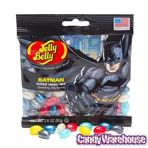 Jelly Belly Superheroes Jelly Beans 2.8-Ounce Bags - Batman: 12-Piece Display