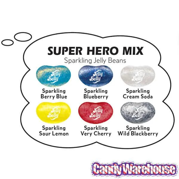 Jelly Belly Superheroes Jelly Beans 2.8-Ounce Bags - Batman: 12-Piece Display