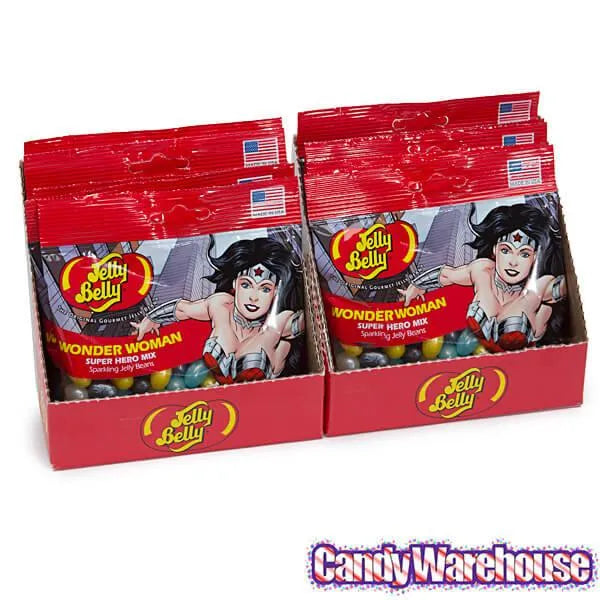 Jelly Belly Superheroes Jelly Beans 2.8-Ounce Bags - Wonder Woman: 12-Piece Display