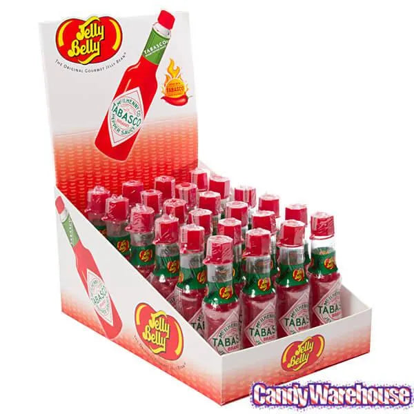 Jelly Belly Tabasco Jelly Beans Candy 1.5-Ounce Bottles: 24-Piece Display