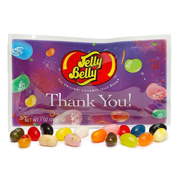 Jelly Belly Thank You Jelly Beans 1-Ounce Packets: 30-Piece Box