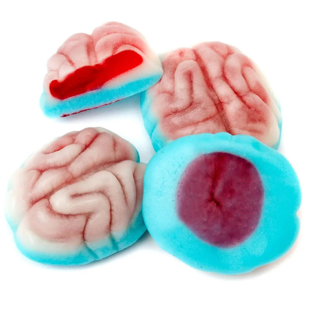 Jelly Filled Gummy Brains: 1KG Bag