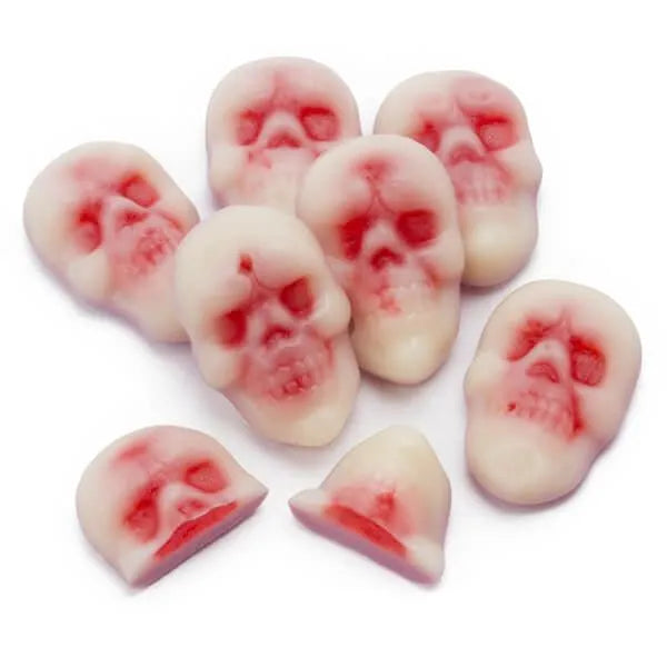 Jelly Filled Gummy Skulls Candy: 5LB Bag