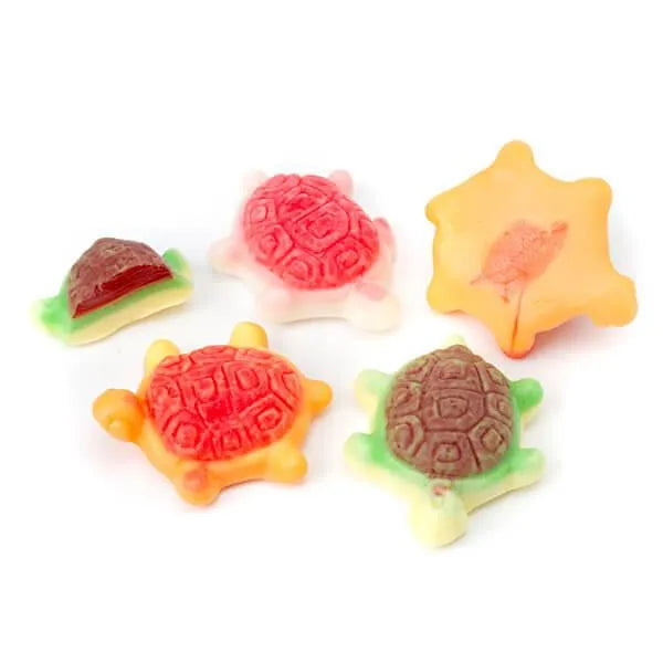 Jelly Filled Gummy Turtles Candy: 1KG Bag