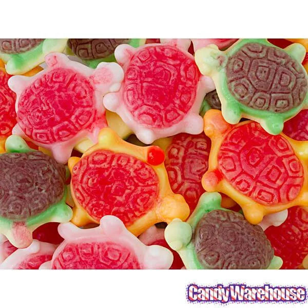 Jelly Filled Gummy Turtles Candy: 1KG Bag