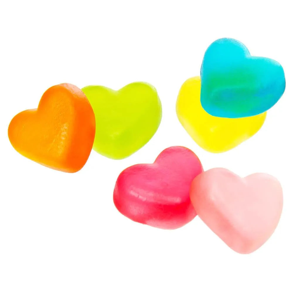 Jelly Filled Mini Gummy Hearts Candy: 5LB Bag