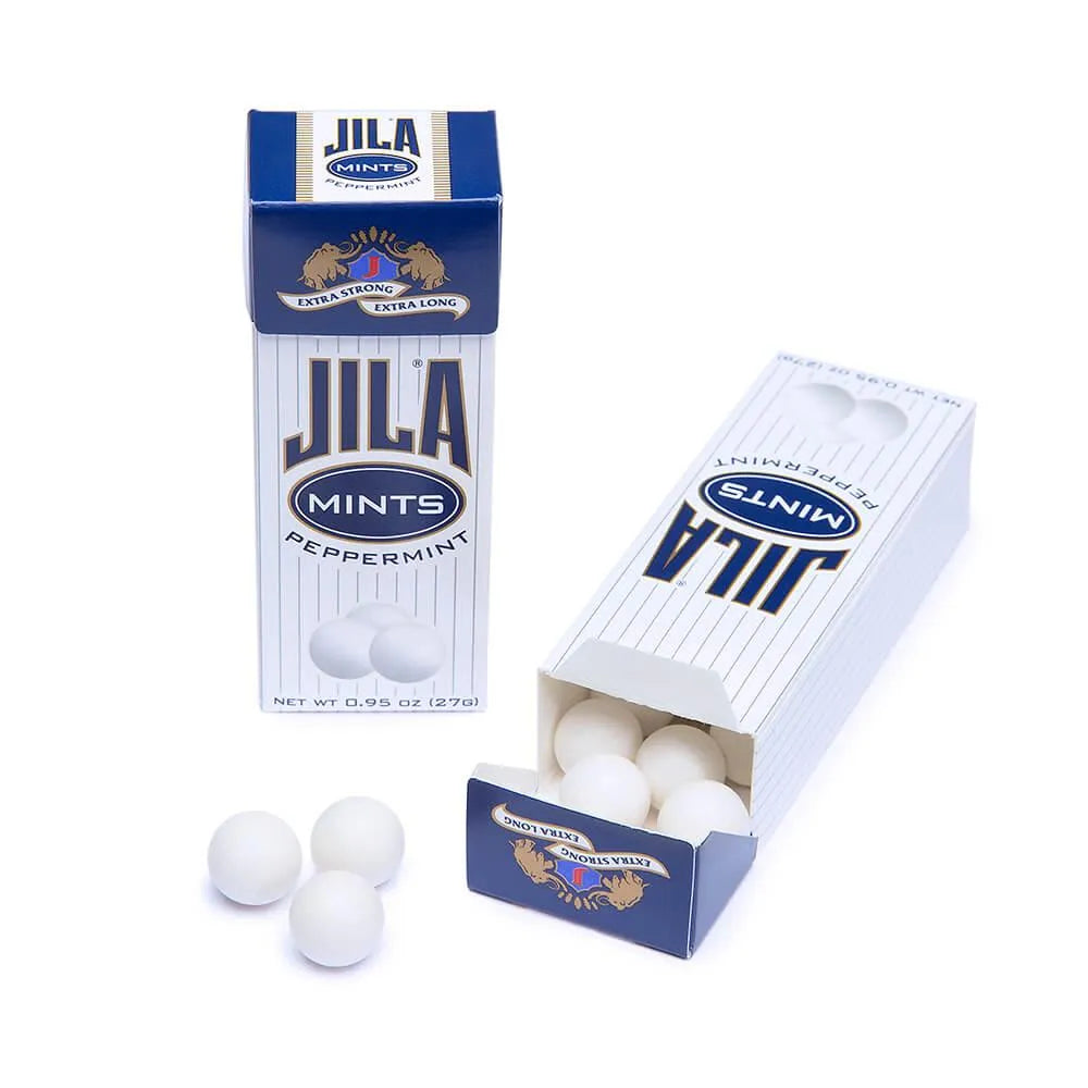 Jila Extra Strong Peppermints Packs: 12-Piece Box