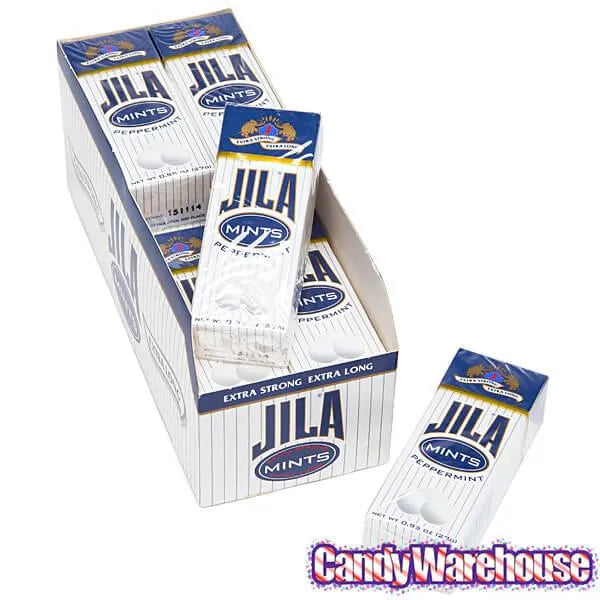 Jila Extra Strong Peppermints Packs: 12-Piece Box