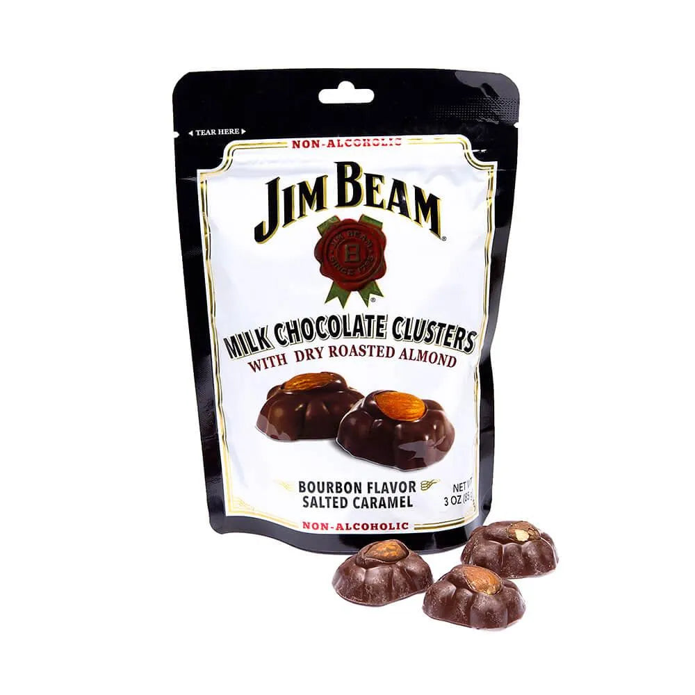 Jim Beam Milk Chocolate Clusters: 3-Ounce Bag