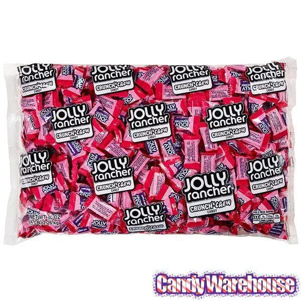 Jolly Rancher Crunch 'n Chew Candy - Watermelon: 5LB Bag