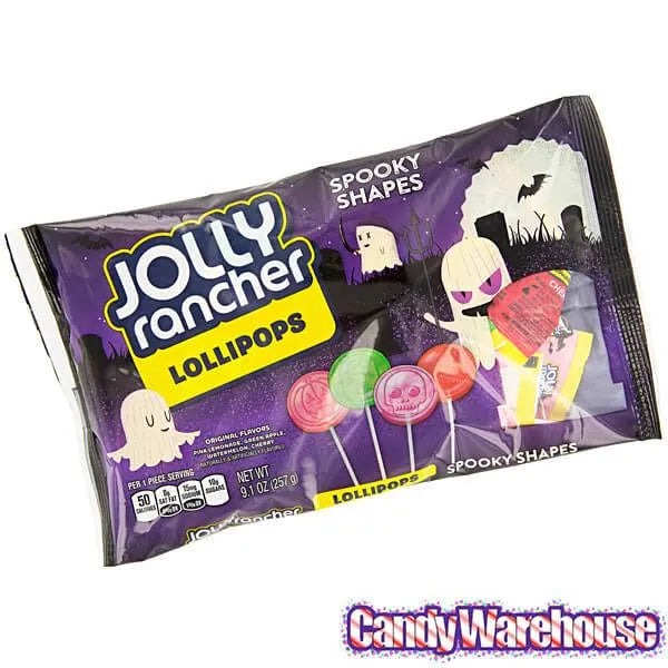 Jolly Rancher Spooky Shapes Lollipops: 18-Piece Bag