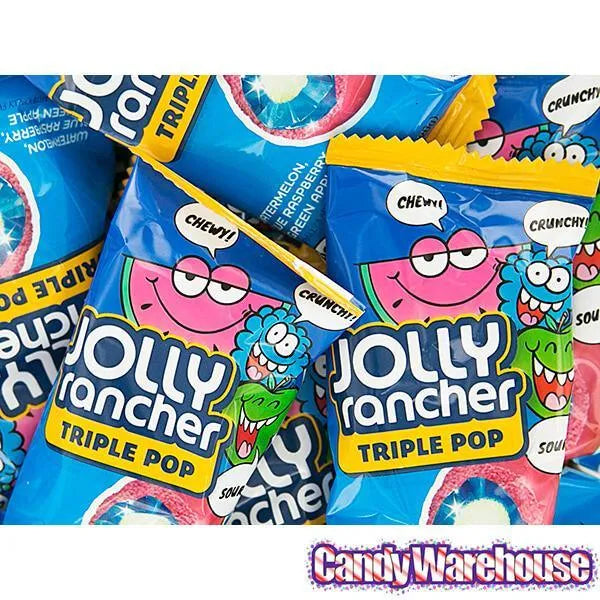 Jolly Rancher Triple Pop Suckers: 18-Piece Box