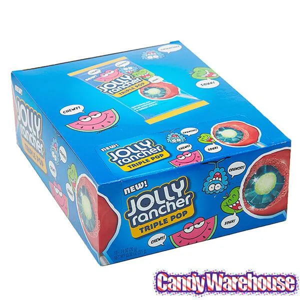 Jolly Rancher Triple Pop Suckers: 18-Piece Box