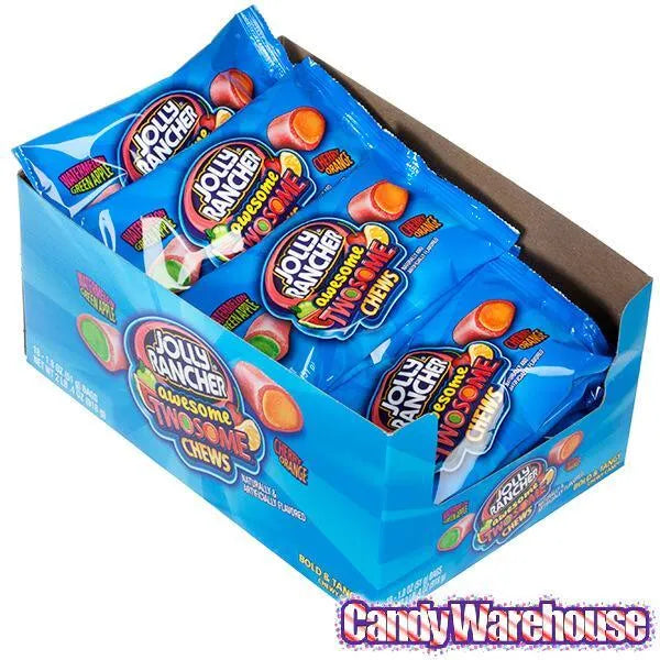 Jolly Rancher Twosome Chews Candy Packs: 18-Piece Box