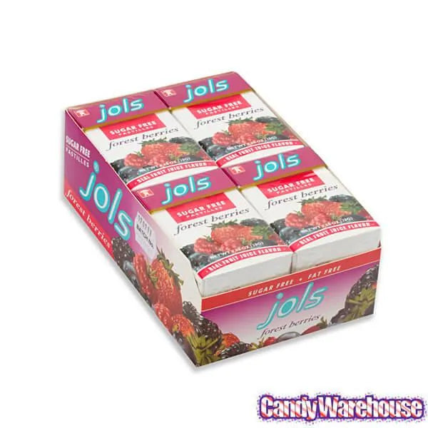 Jols Pastilles Sugar Free Candy Packs - Forest Berries: 12-Piece Box