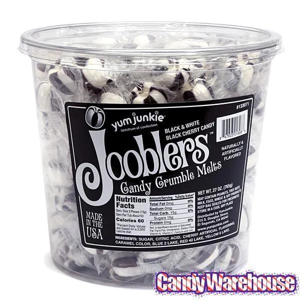 Jooblers Candy Crumble Melts - Black Cherry: 160-Piece Tub