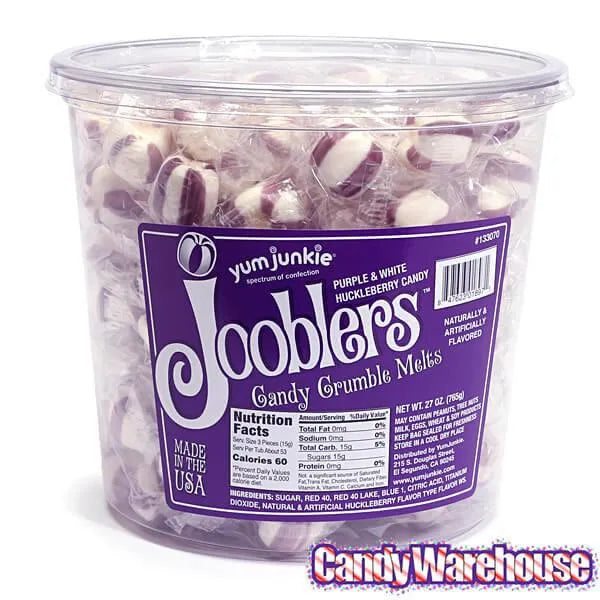 Jooblers Candy Crumble Melts - Huckleberry: 160-Piece Tub