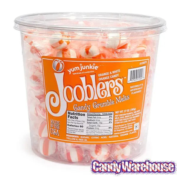 Jooblers Candy Crumble Melts - Orange: 160-Piece Tub