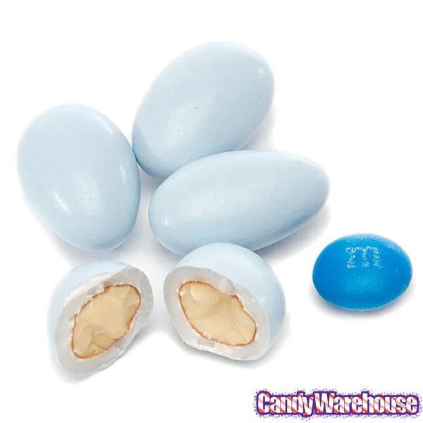 Jordan Almonds - Pastel Blue: 5LB Bag