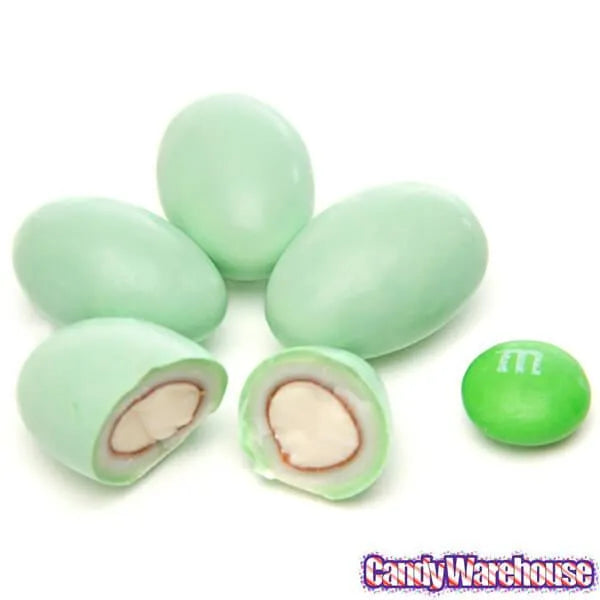 Jordan Almonds - Pastel Green: 5LB Bag