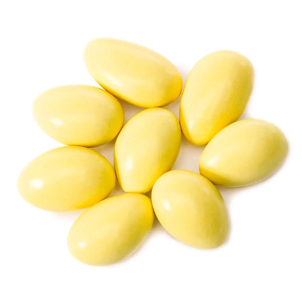 Jordan Almonds - Pastel Yellow: 5LB Bag