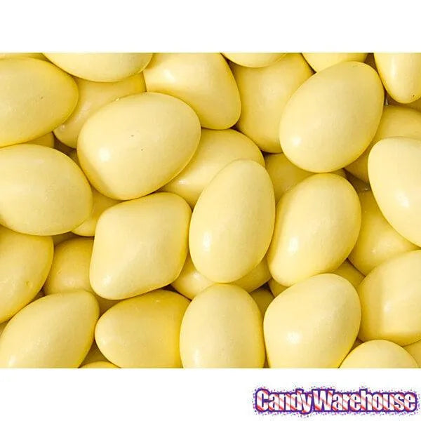 Jordan Almonds - Pastel Yellow: 5LB Bag