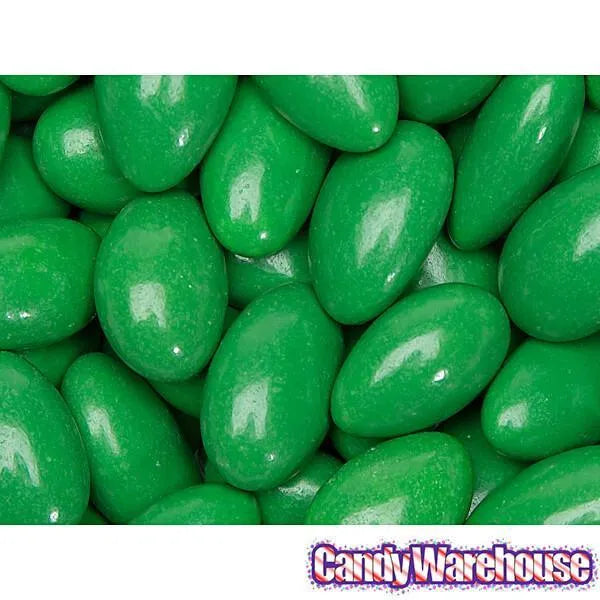 Jordan Almonds - Vibrant Green: 5LB Bag