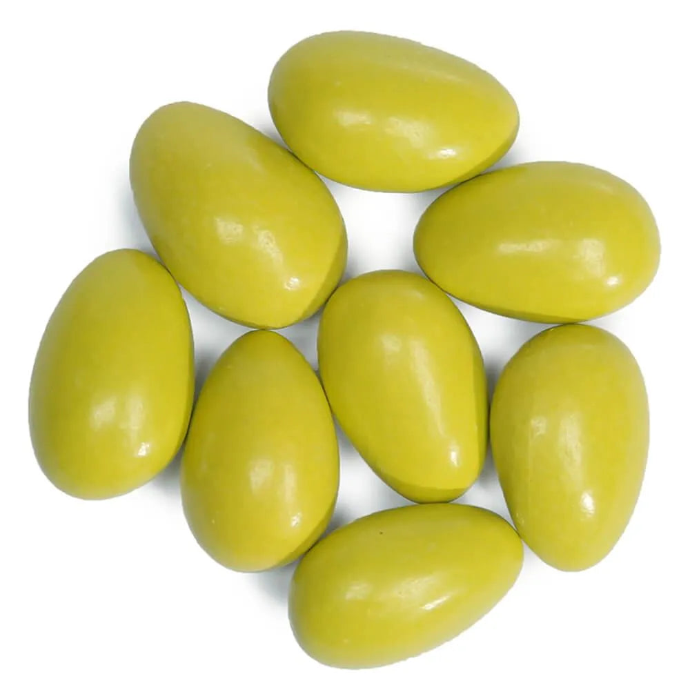 Jordan Almonds - Vibrant Lime Green: 5LB Bag