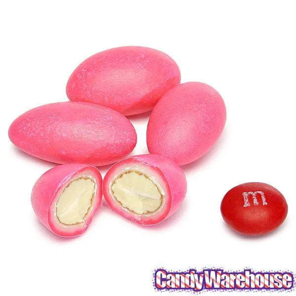 Jordan Almonds - Vibrant Pink: 5LB Bag