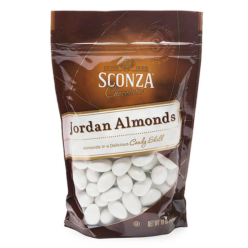 Jordan Almonds - White: 16-Ounce Bag