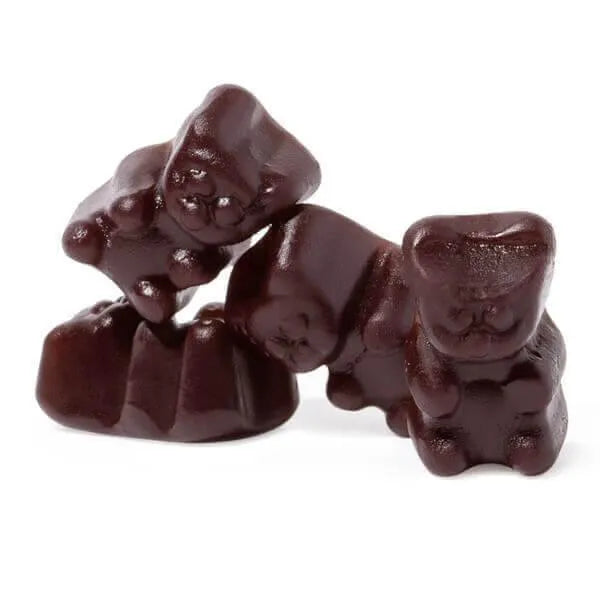 Jovy Black Cherry Gummy Bears: 5LB Bag