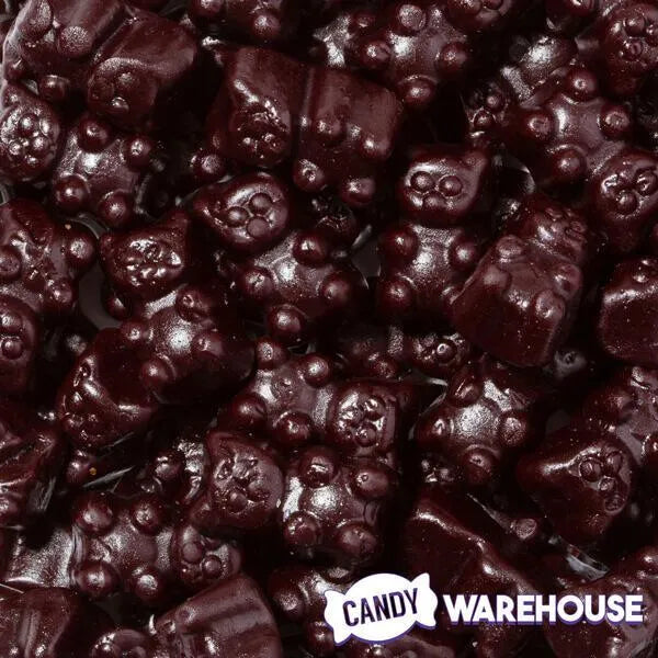 Jovy Black Cherry Gummy Bears: 5LB Bag